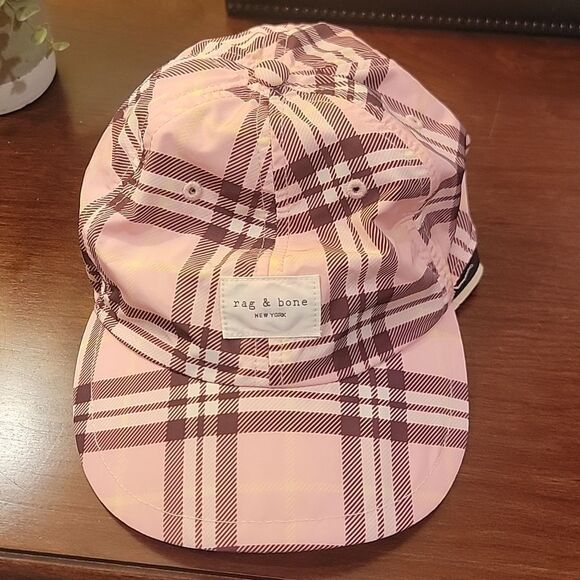 Rag & Bone Pink and Brown Addison Cap